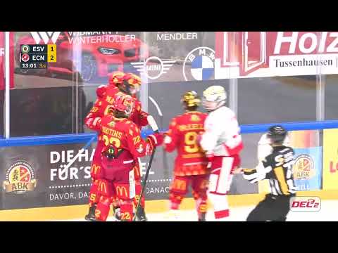 Highlights of the game ESV Kaufbeuren vs. EC Bad Nauheim (25th matchday, 2025/26 season)