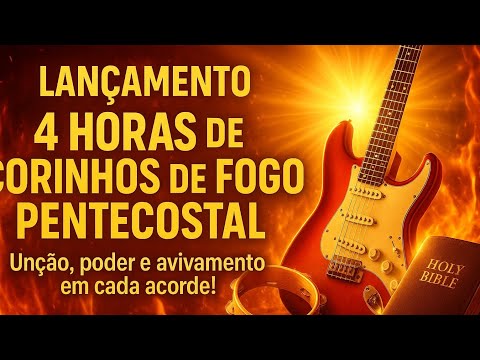 4 Horas de Corinhos de Fogo Pentecostal, coletânea, lançamento, unção cura libertação salvação
