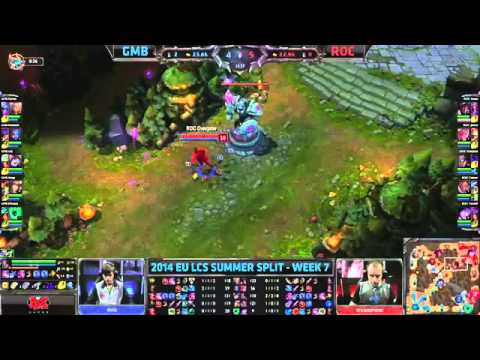 GMB vs ROC   2014 EU LCS Summer W7D3 HD