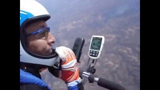preview picture of video 'Cross Country - 57 Miles - Hang Glider - Platillon Venezuela'