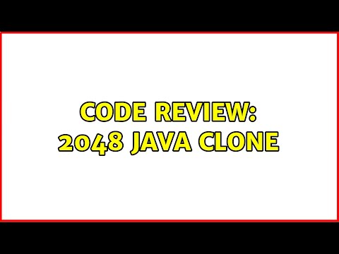 Code Review 2048 Java Clone 2 Solutions