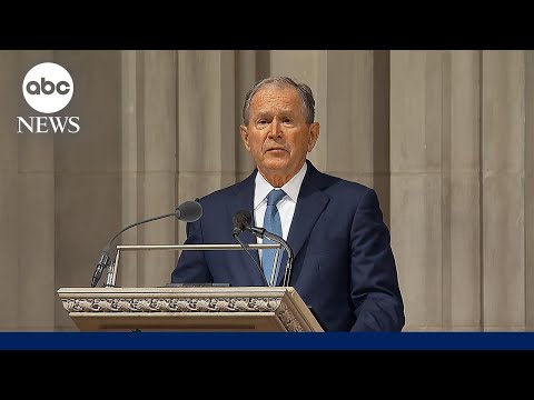 FULL REMARKS: George W. Bush calls Dick Cheney 'solid, reliable' in eulogy