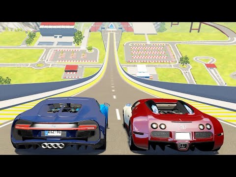 Big Ramp Jumps with Real Car Mods 23 - BeamNG Drive Crashes | DestructionNation