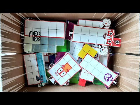 Box Full of MYSTERY Numberblocks 1-20 Vs Step SQUAD - ASMR Looking For Numberblocks #625