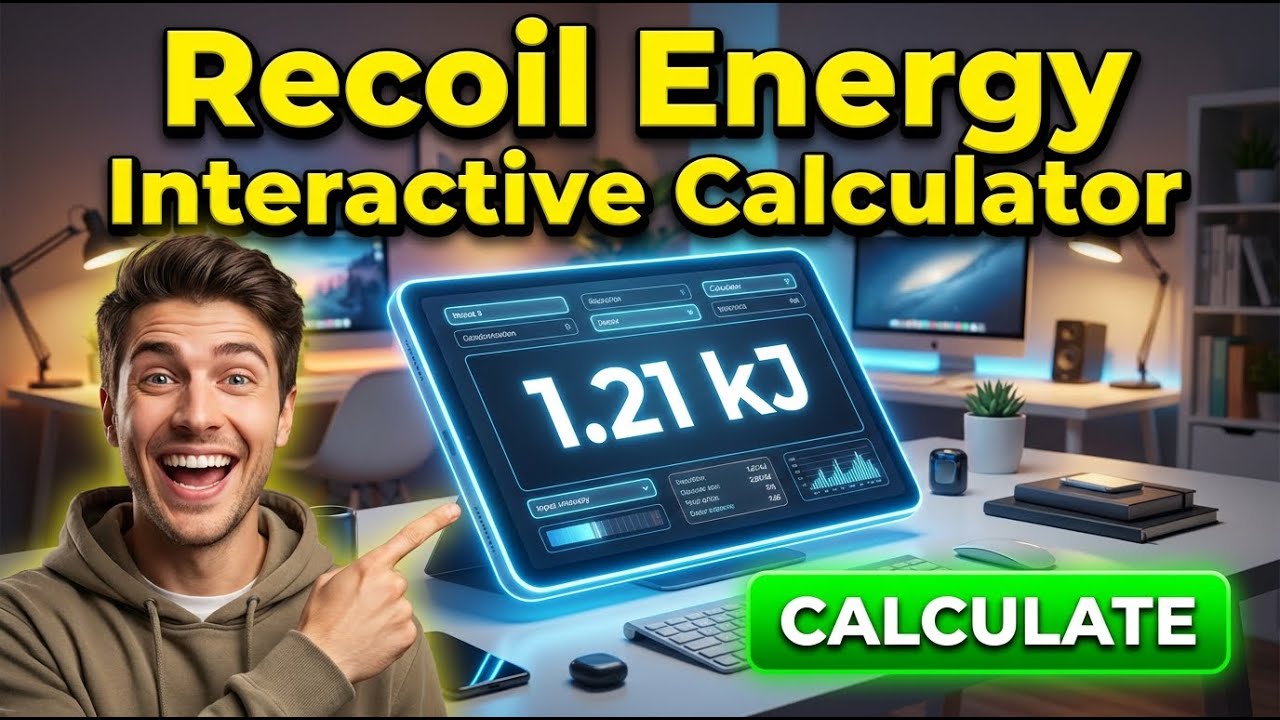 Recoil Energy Interactive Calculator