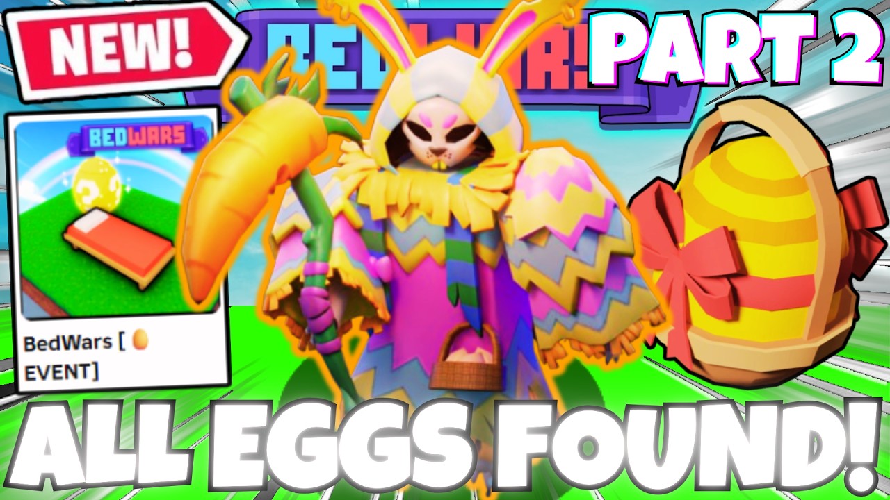 Finding **ALL EGGS** in the NEW UPDATE in Roblox Bedwars.. (Part 2)