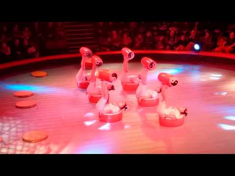 Chinese State Circus - girls juggling drums!