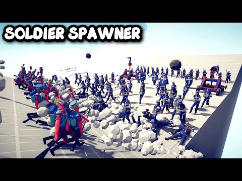 SOLDIER SPAWNER Vs EVERY UNITS - TABS - Totally Accurate Battle Simulator