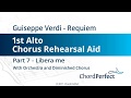 Verdi's Requiem Part 7 - Libera Me - 1st Alto Chorus Rehearsal Aid