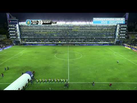 Fútbol en vivo. BOCA - RIVER. Fecha 10. Torneo Final 2014. Fútbol Para Todos.