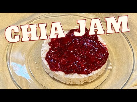 How to make RASPBERRY CHIA Seed JAM with only 3 ingredients | Vegan