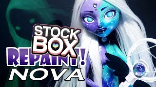 STOCK BOX Repaint! Nova Galaxy Custom OOAK Doll