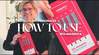 Termix CEPILLOS PROFESIONALES RED MAGENTA | HOW TO USE anuncio