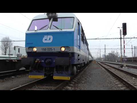 150.225-1 na vlaku Sv 1306 | zkrácené rameno Přerov - Praha