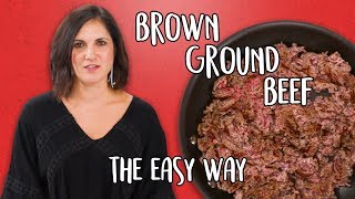 How to Brown Ground Beef | Food 101 | Well Done