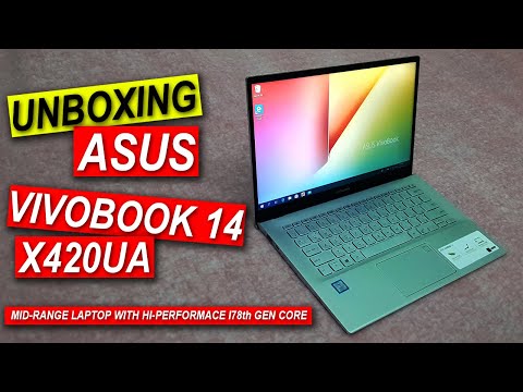 ASUS VIVOBOOK 14 X420UA UNBOXING
