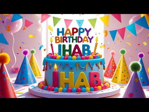IHAB BIRTHDAY SONG 🎂🎶, HAPPY BIRTHDAY IHAB🎂🎉🎁, #ihab #birthday #song #fyp #yt #viral #video 