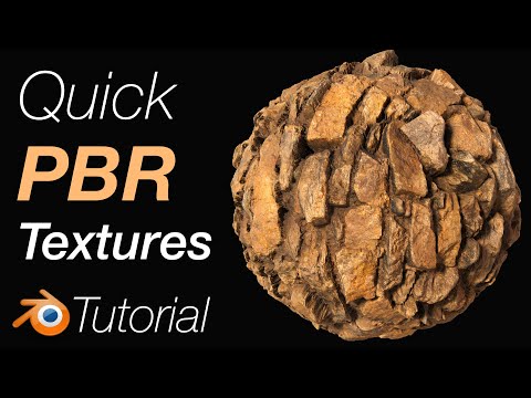 [4.0] Blender Tutorial: PBR Texturing in 2 Minutes for Beginners for Free