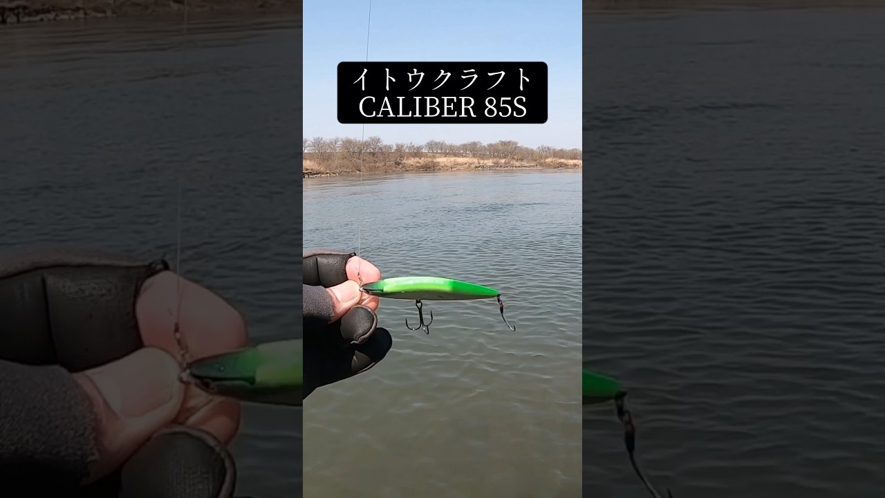 希少ルアーをプレゼントしてくれる神【イトウクラフト キャリバー85S】