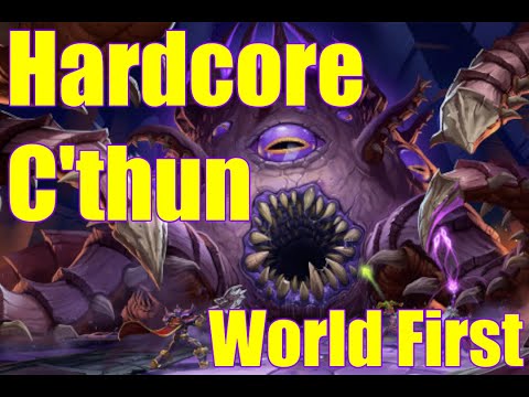 HC World First C'thun | AQ40 Hardcore | Tank PoV