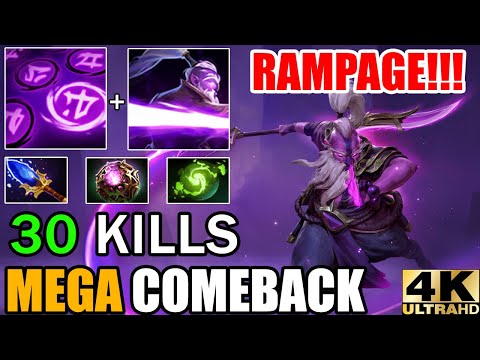 Insane Magic Damage Combo Void Spirit 30 Kills Rampage! Epic Mega Comeback Dota 2 Pro Rank Gameplay