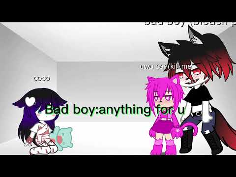 If the family and my ocs met bad boy and uwu cat