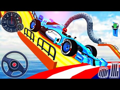 Formula Impossible Car Tracks Simulator 2020 - Ramp Car Racing Stunts - Android GamePlay #2