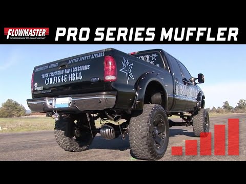 2004 Ford F250 Diesel with Flowmaster Pro Series Muffler