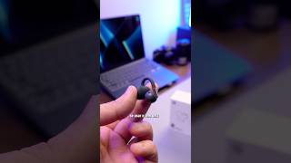 FONE DIFERENTÃO COM MUITO SOM! 😱🎧 Soundpeats Clip1 #fone #openear #soundpeat #clip1 #qnc