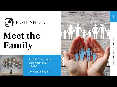 Meet the Family | Family Members | Elementary English for ESL Adults & Teens (A2) | Review