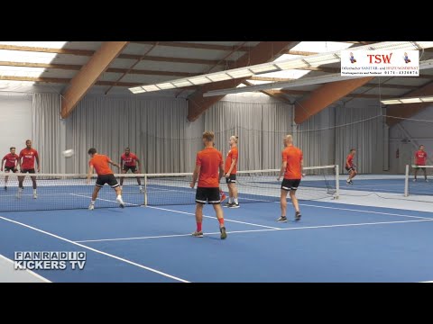 OFC-Trainingslager in Ankum - Tag 1 - Fußballtennis