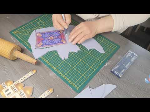 Disney Princess Jasmine Aladdin cake Tutorial (Aladin  pastasi :)