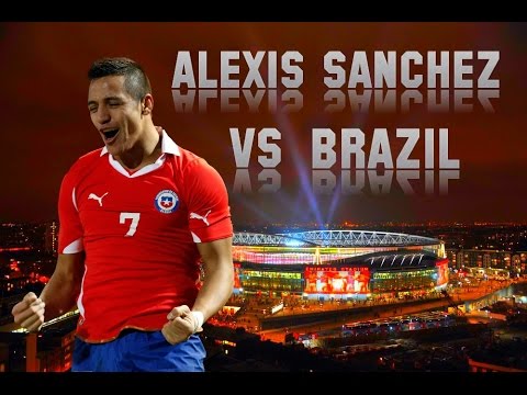 Alexis Sanchez vs Brazil at The Emirates - 29/03/15 - English Commentary