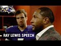 Watch Ray Lewis' Inspiring Locker Room Speech