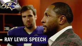 Watch Ray Lewis' Inspiring Locker Room Speech
