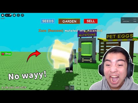 My Luckiest PET MUTATION UPDATE Day Ever in Grow a Garden!