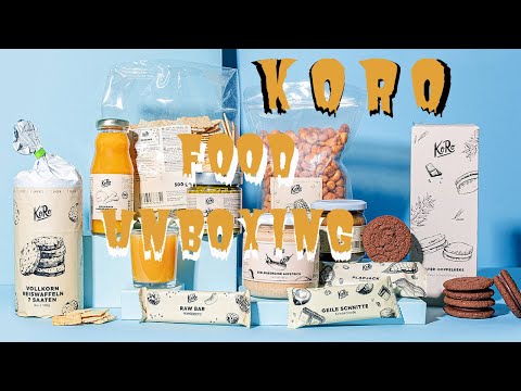 KORO VEGAN FOOD UNBOXING HAUL ONLINE GROCERY SHOPPING