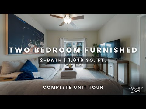 Crescent Falls Apartments Furnished Two Bedroom Apartment Tour