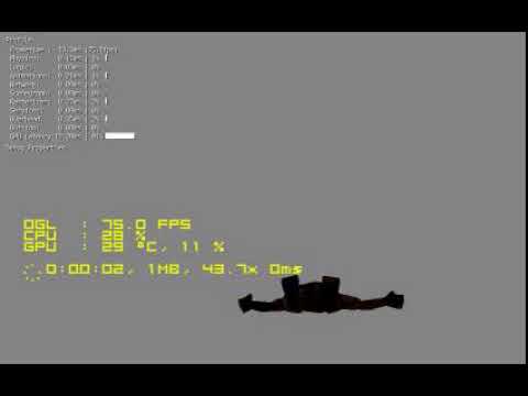 blender game - Zombie RagDoll dead Front View