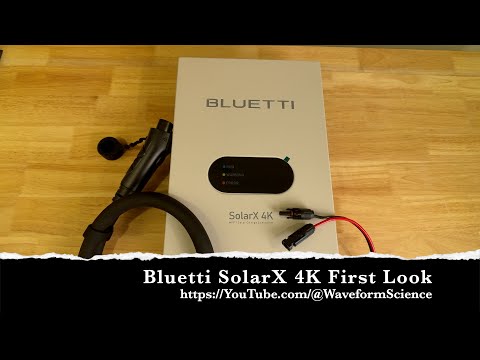 Bluetti SolarX 4K first look and testing