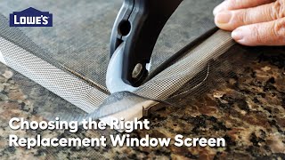Choosing the Right Replacement Window Screen: Video Guide