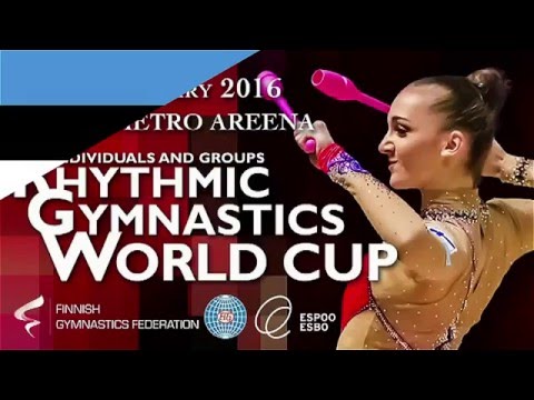 Janika VARTLAAN Qualify Ball Rhythmic Gymnastics World Cup 2016 Espoo