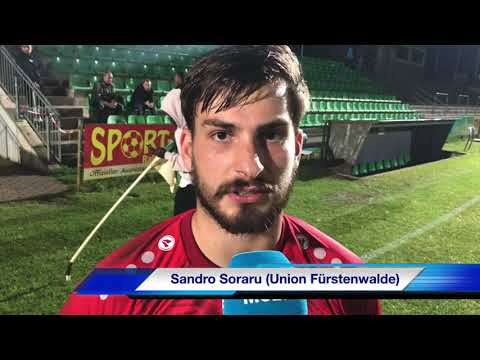 Fußball-Oberliga: Sandro Soraru, Victor Lochmann, Toralf Schmidt von Union Fürstenwalde im Interview