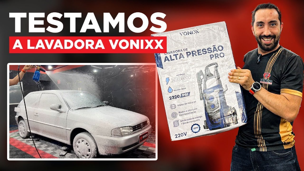 TESTAMOS MAIS UM LANÇAMENTO DA VONIXX | Lavadora de Alta Pressão