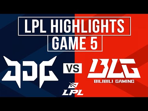 JDG vs BLG Highlights Game 5 | LPL 2025 Split 3 Playoffs | JD Gaming vs Bilibili Gaming