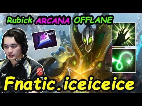 Fnatic iceiceice - [Rubick] OFFLANE 7.20 NEW TREND  ARCANA SET Feat Meracle  | Dota2 Rank
