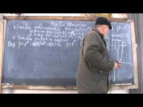 1. Bazele Matematicii: Lectia 31 - Analiza functiilor (Clasele 9-12)  1/7