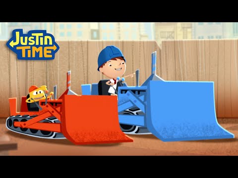 Trucks, Trains & Cars! 🏗️🚛🚂🏎️ Justin Time 6 FULL EPISODES!