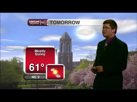 NewsLink Indiana Weather April 13, 2015 - Nathan DeYoung