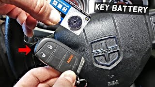 HOW TO REPLACE KEY FOB BATTERY ON DODGE CHARGER 2012 2013 2014 2015 2016 2017 2018 2019
